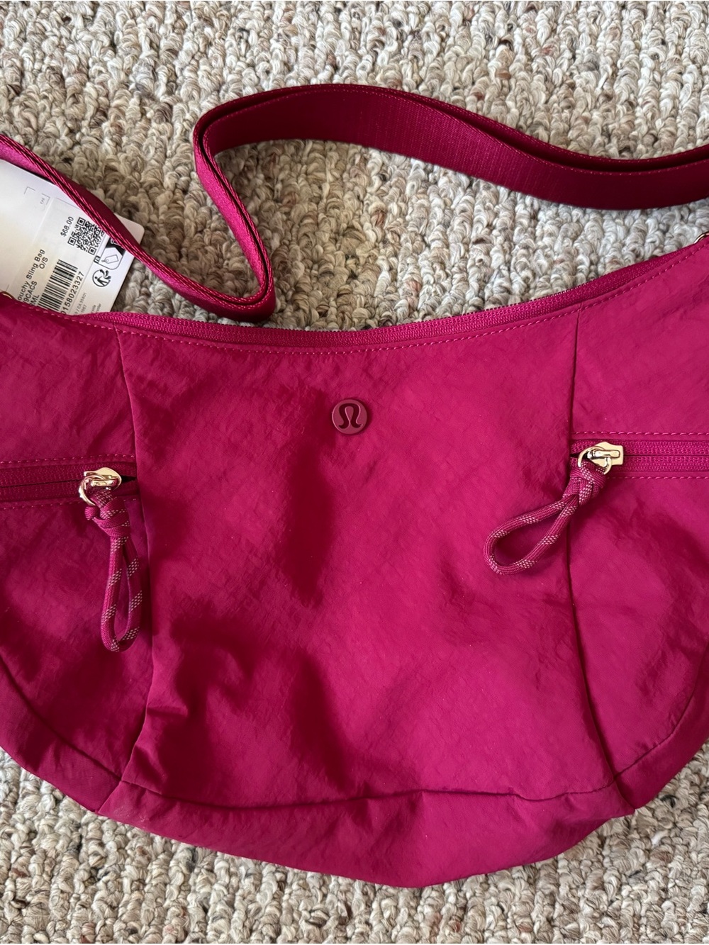 lululemon Sling Bag Raspberry